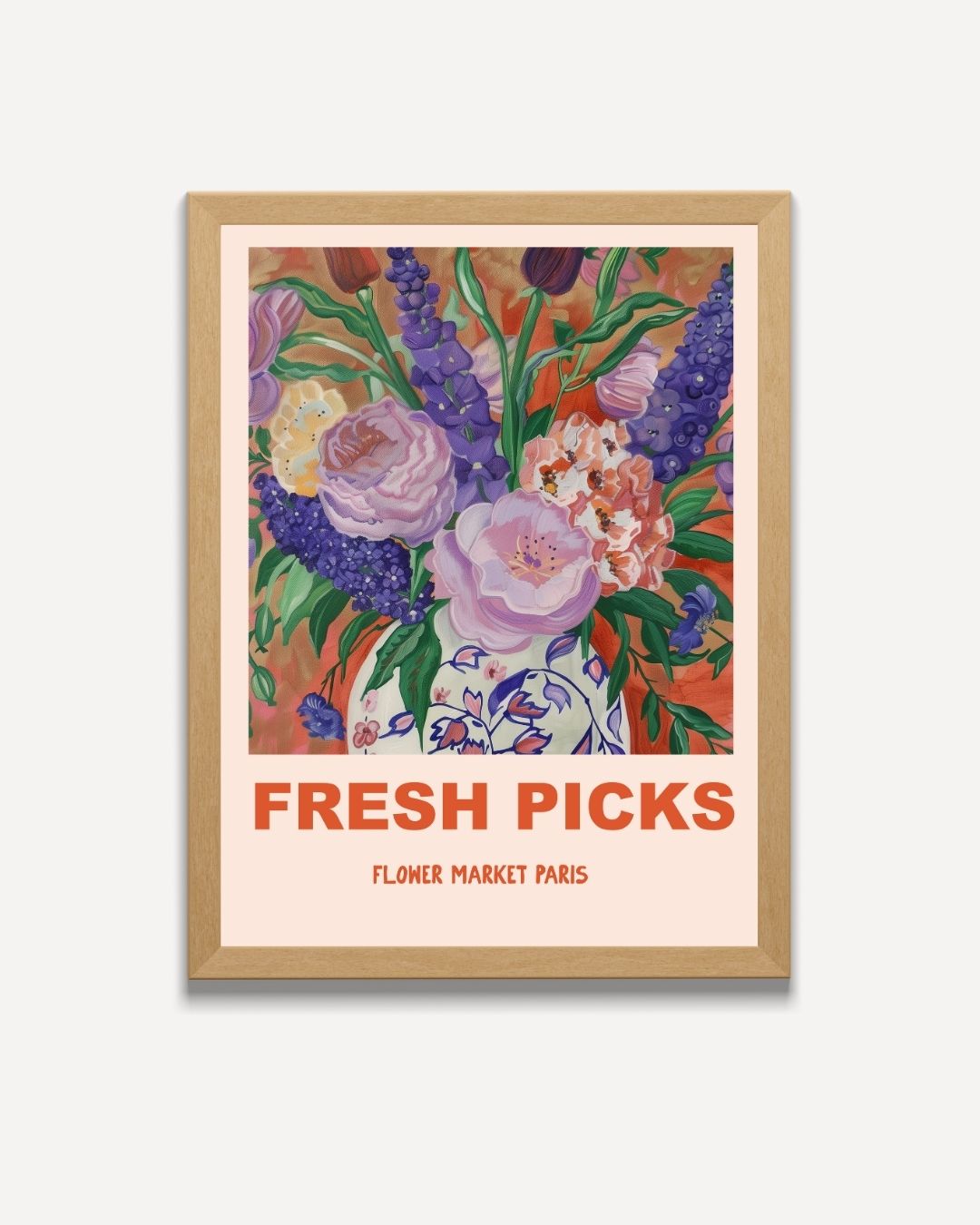 Floral Splendor Fresh Picks Poster