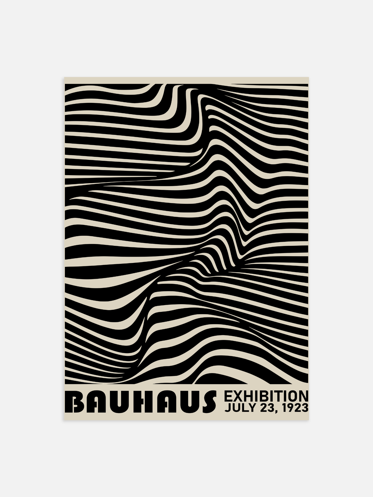 Bauhaus-Plakat vom 23. Juli 1923