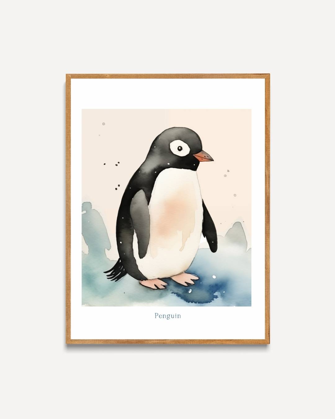 Schattige pinguïn Poster