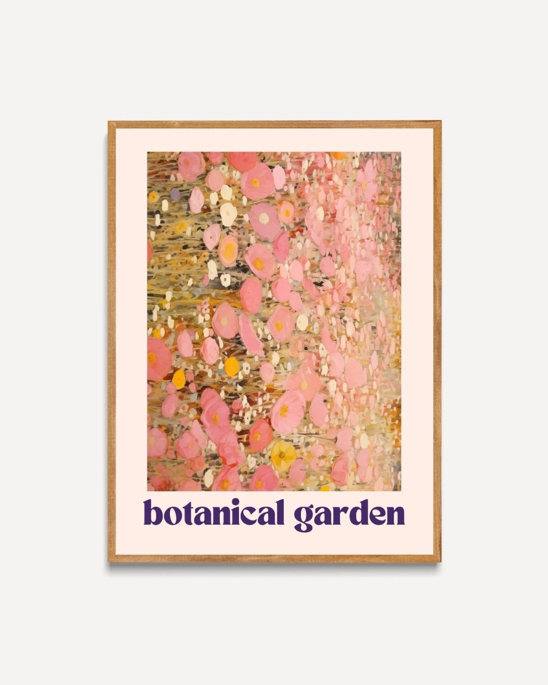 Botanical Flower garden Poster