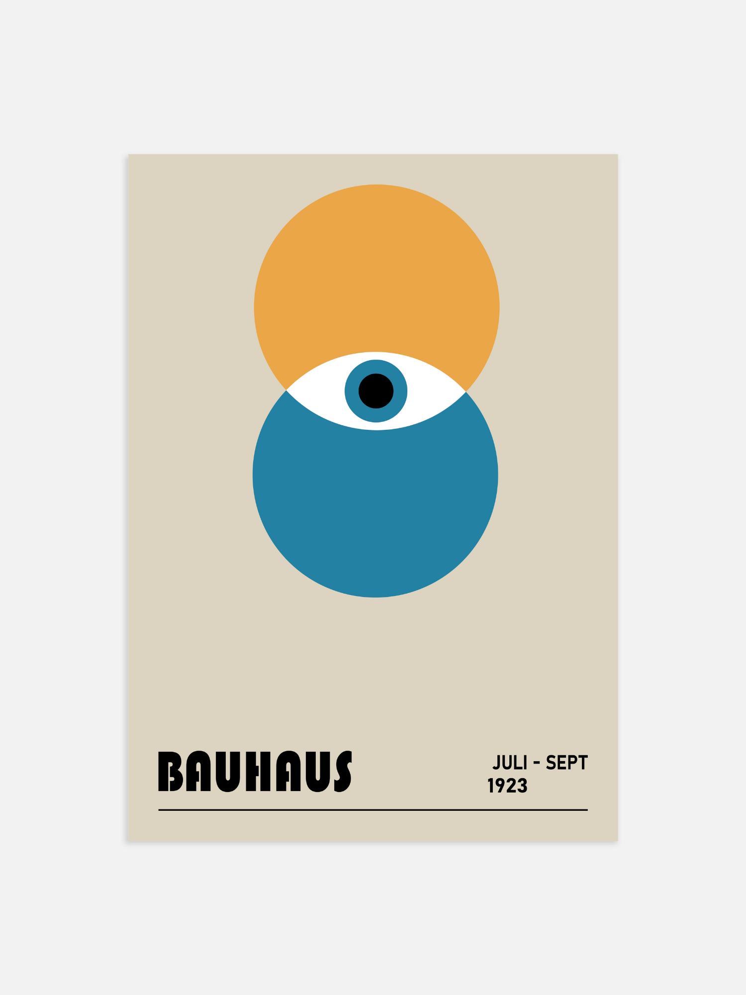 Bauhaus july - sept 1923 Poster