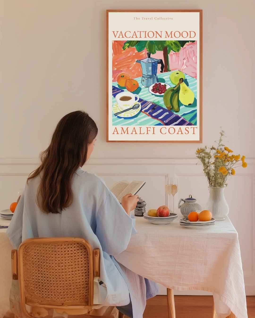 Vacation Mood Amalfi Coast Poster