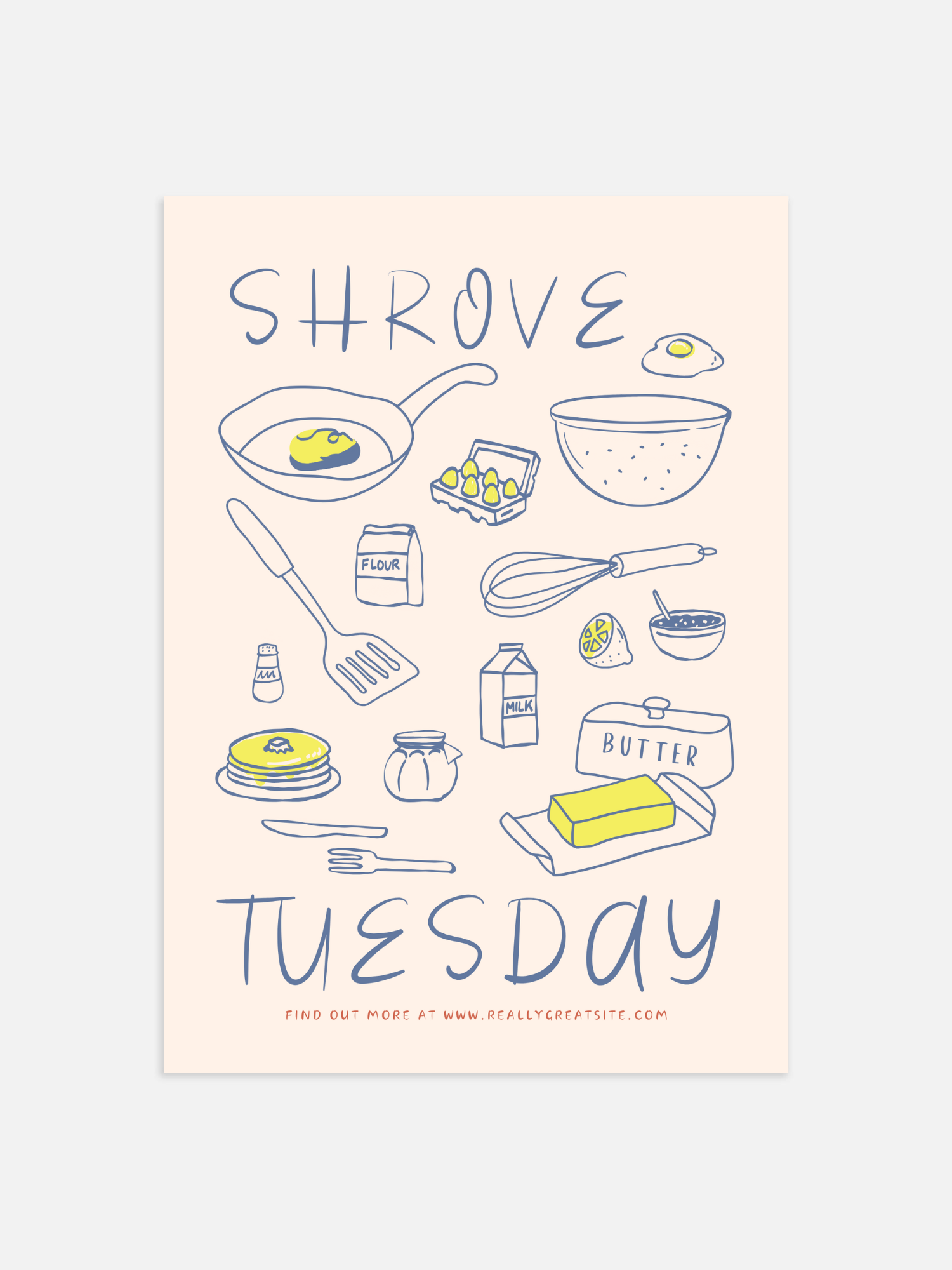 Shrove tuesday Poster