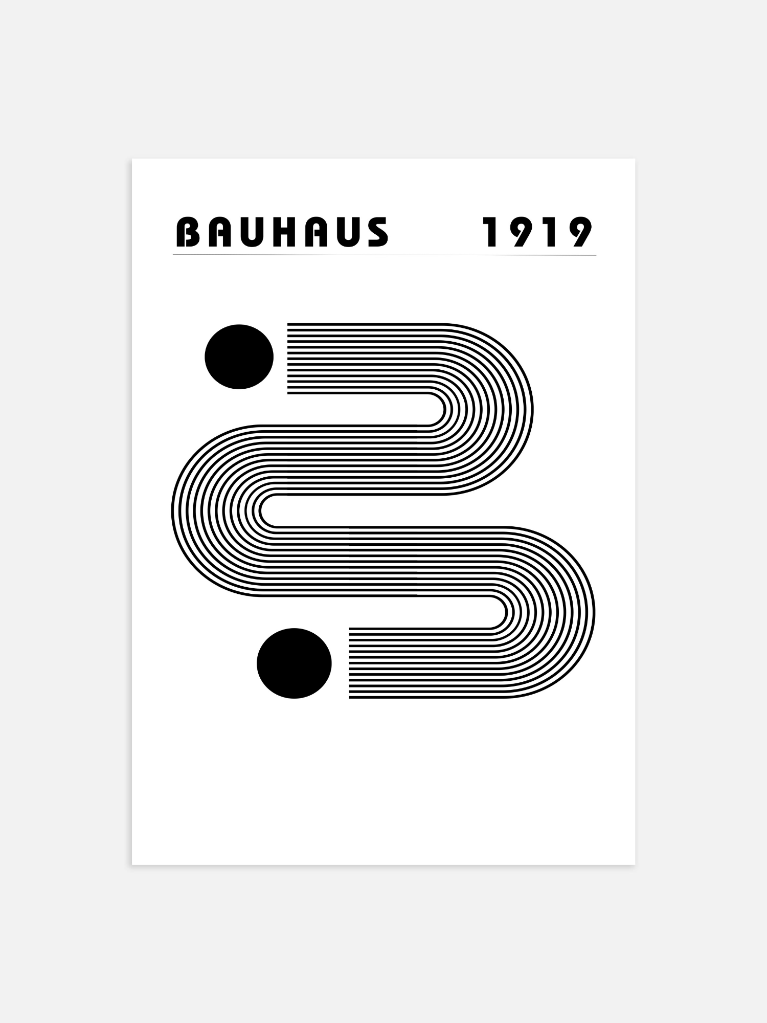 Bauhaus 1919 Poster