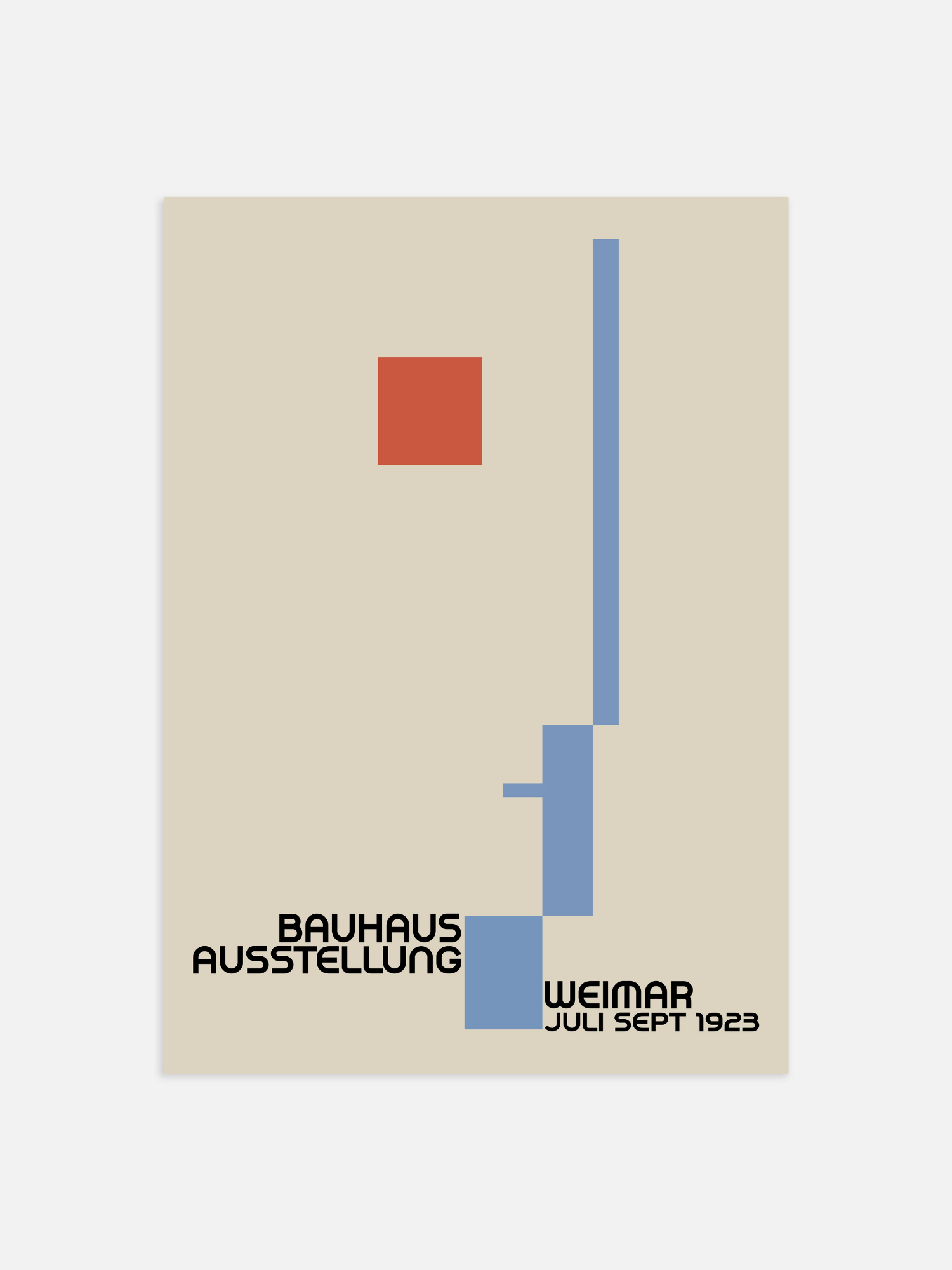 Bauhaus-Weimar-Plakat