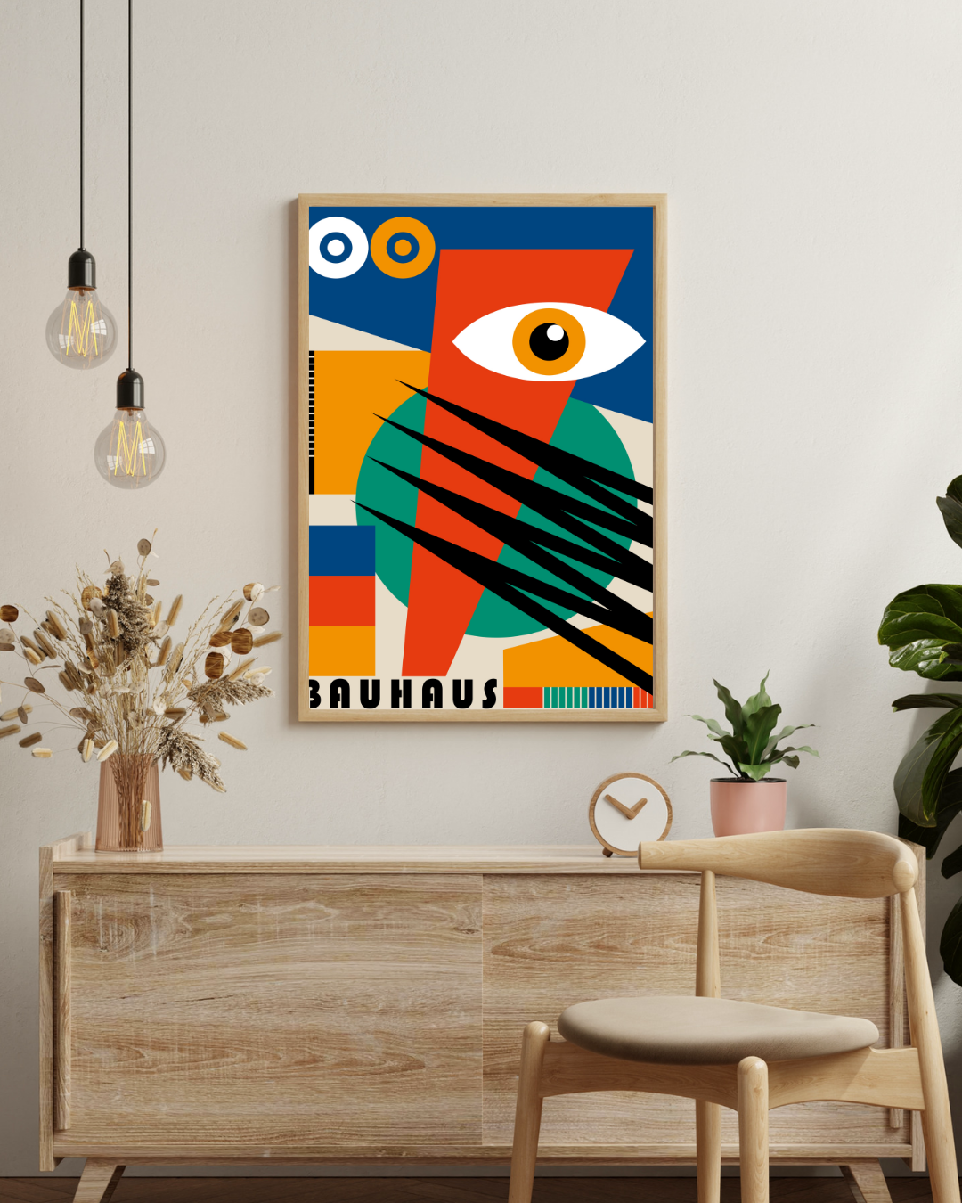 Bauhaus-Farbauge-Poster