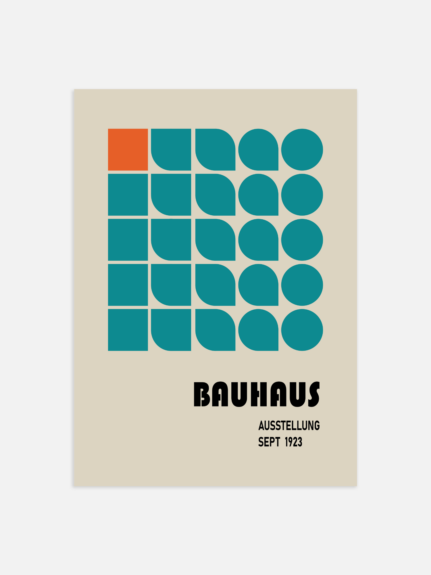 Bauhaus opening sept 23 Poster