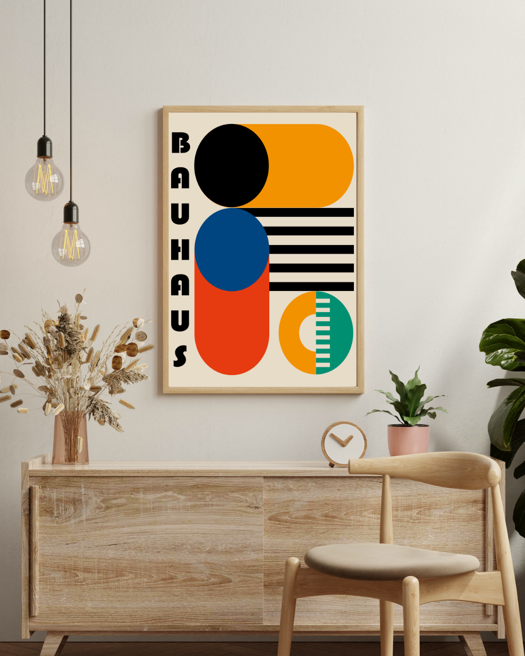 Bauhaus rood Poster