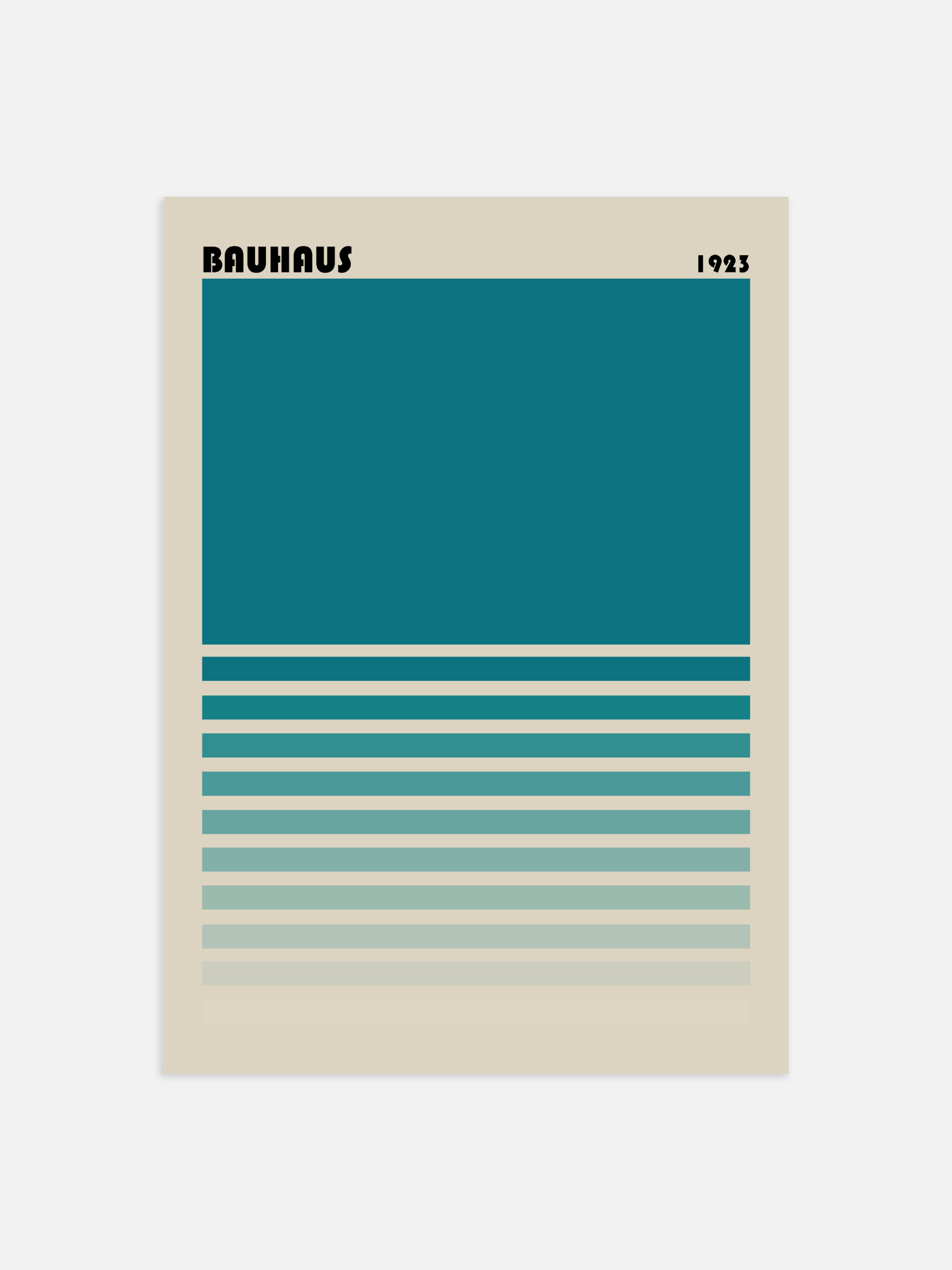 Bauhaus Sea Poster