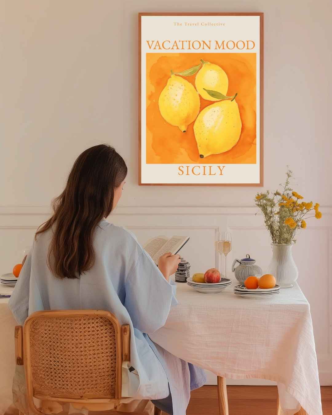 Vacation Mood Sicily Poster