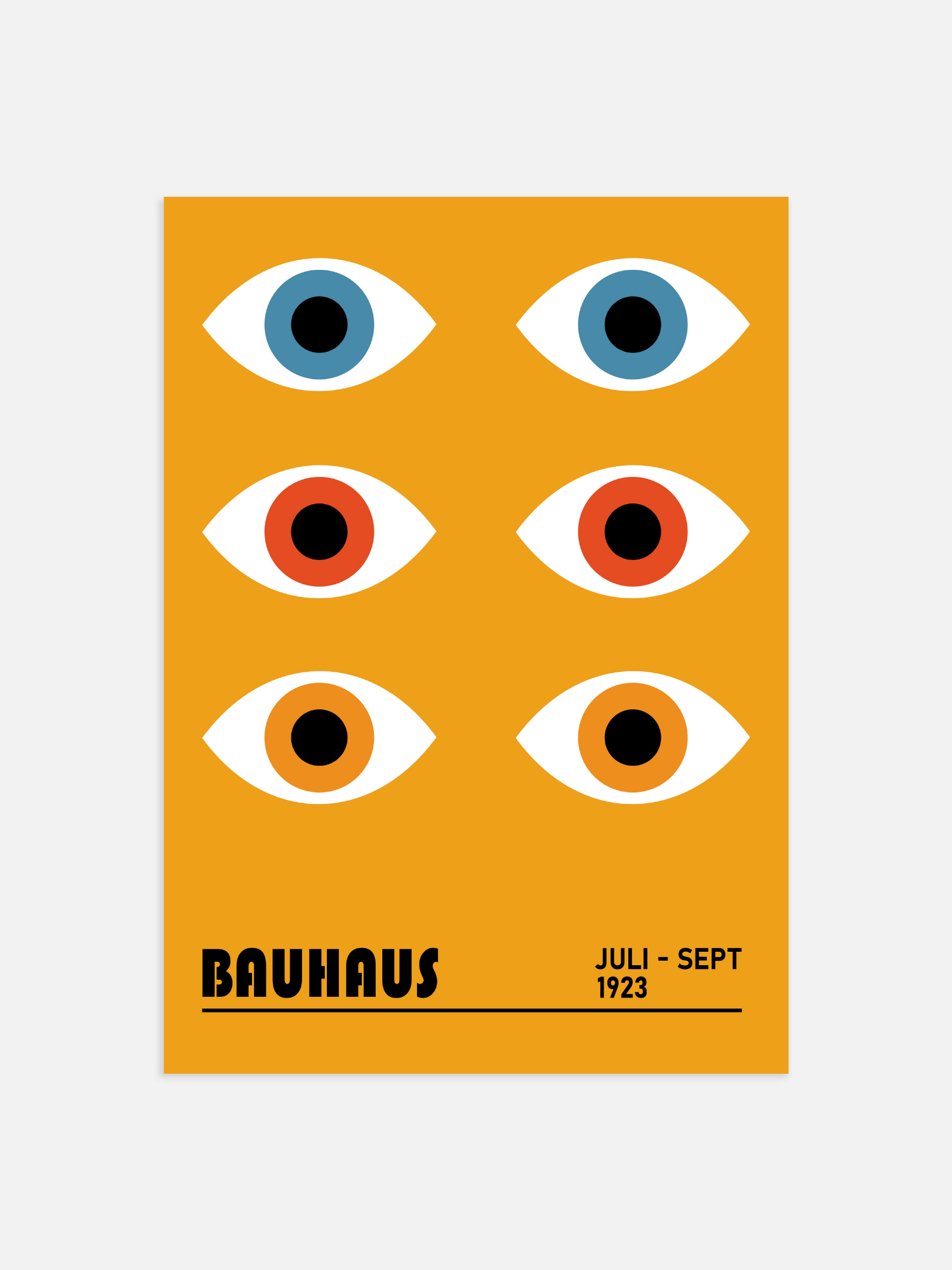 Bauhaus-Augen-Poster