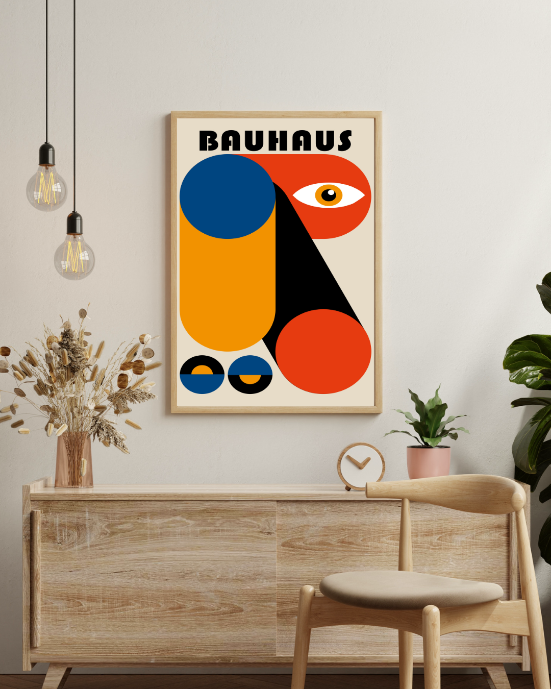 Bauhaus-Rote-Augen-Plakat