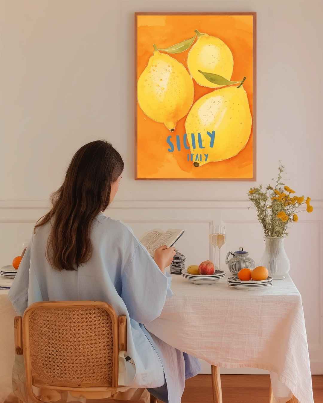 Sicilian Citrus Delight Poster