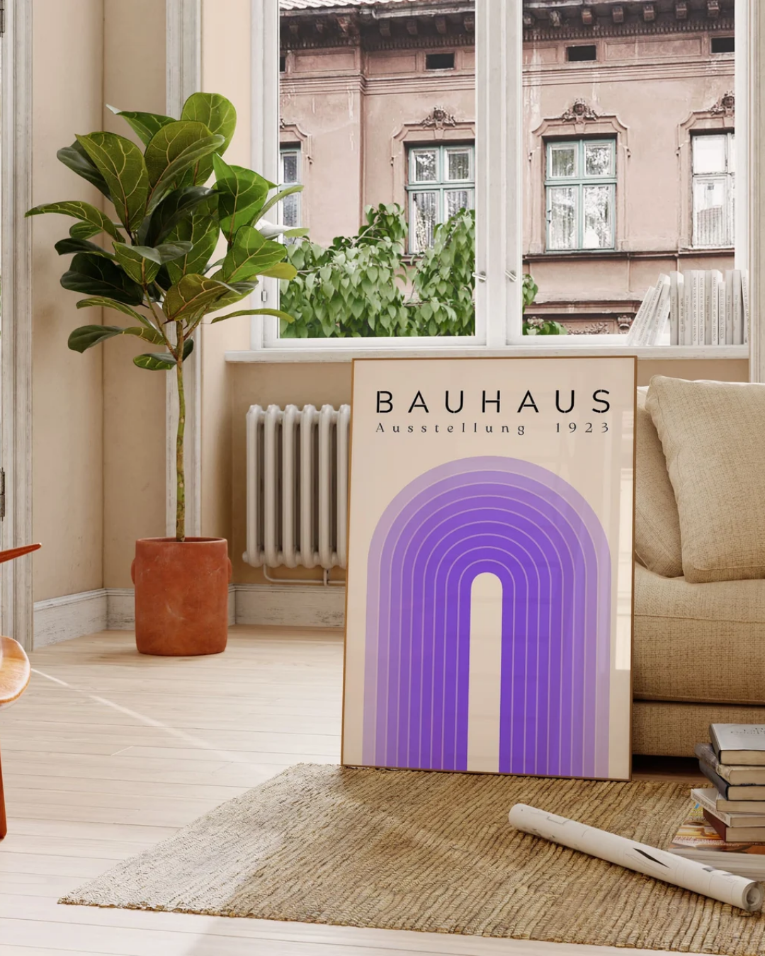 Bauhaus purple collection 1923 Poster