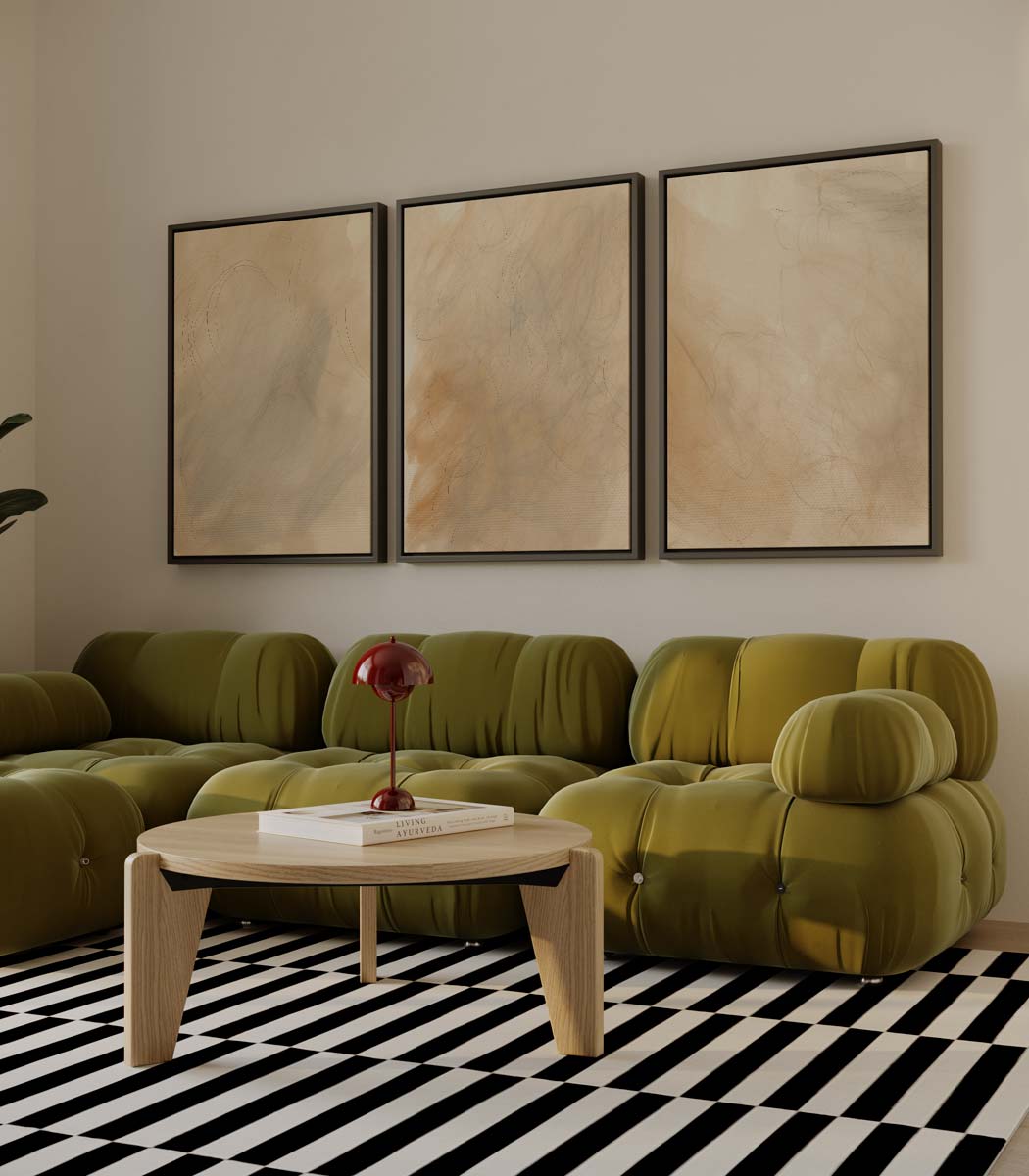 Zandgloed in beweging Kunstwerk-canvas-dibond-plexiglas-wanddecoratie-WallArtistic