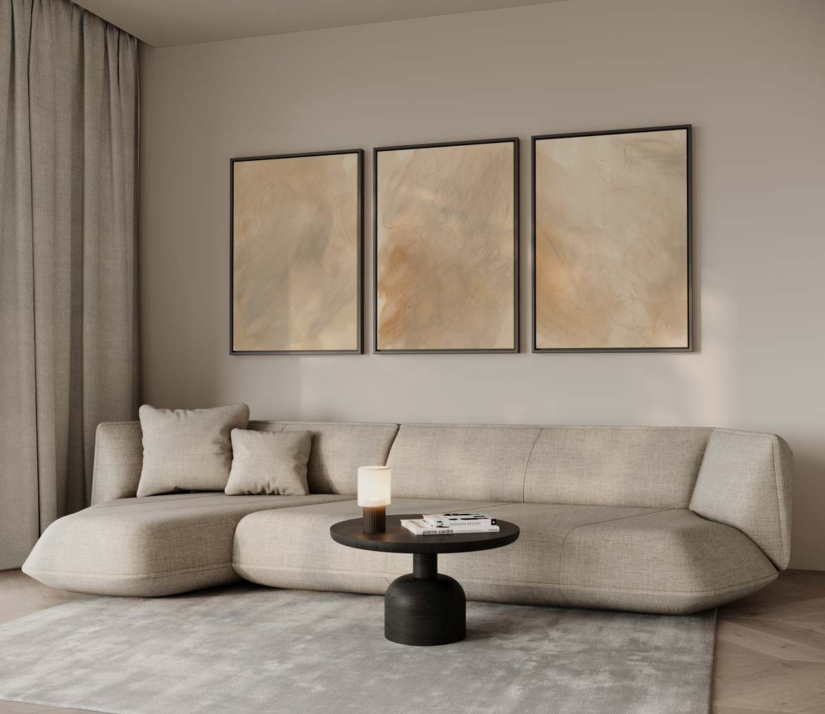 Zandgloed in beweging Kunstwerk-canvas-dibond-plexiglas-wanddecoratie-WallArtistic