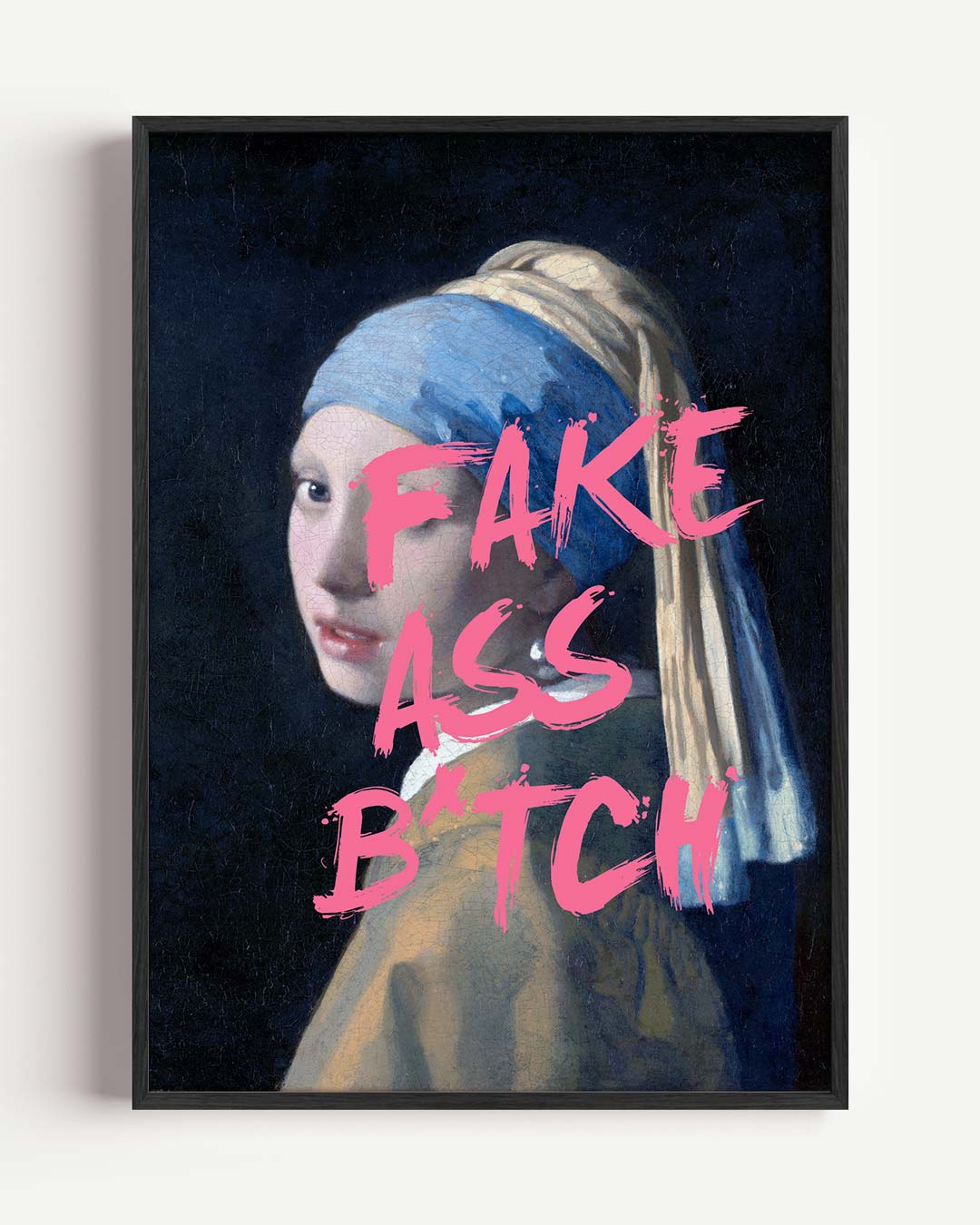 Stoere Meisje met de Parel Poster