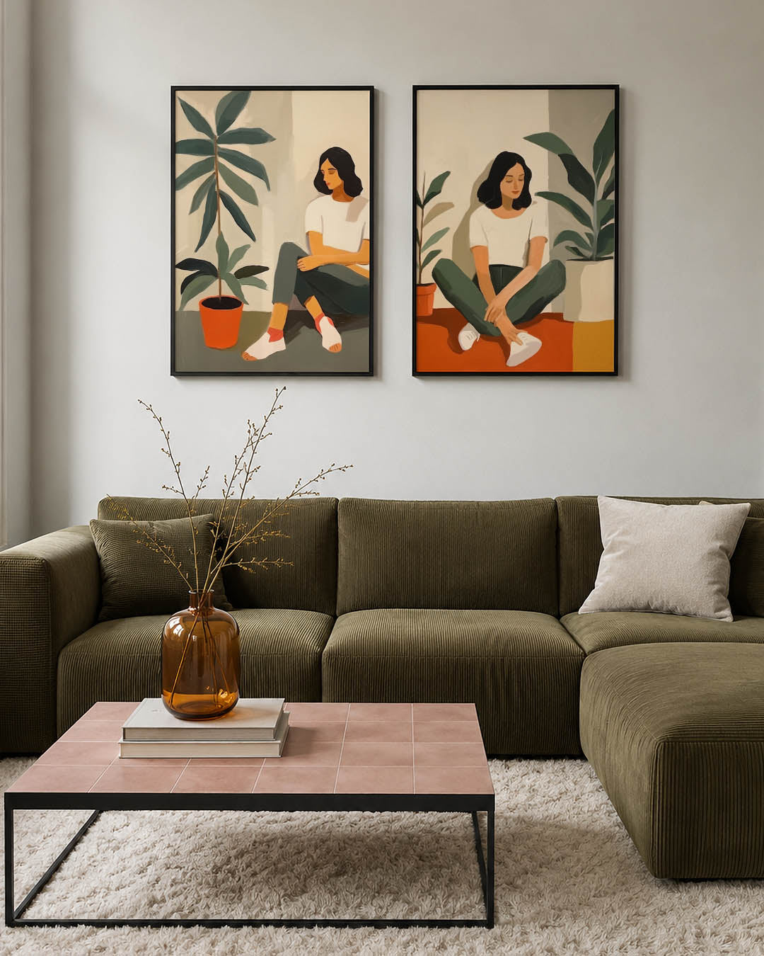 Rustige hoek Posterset