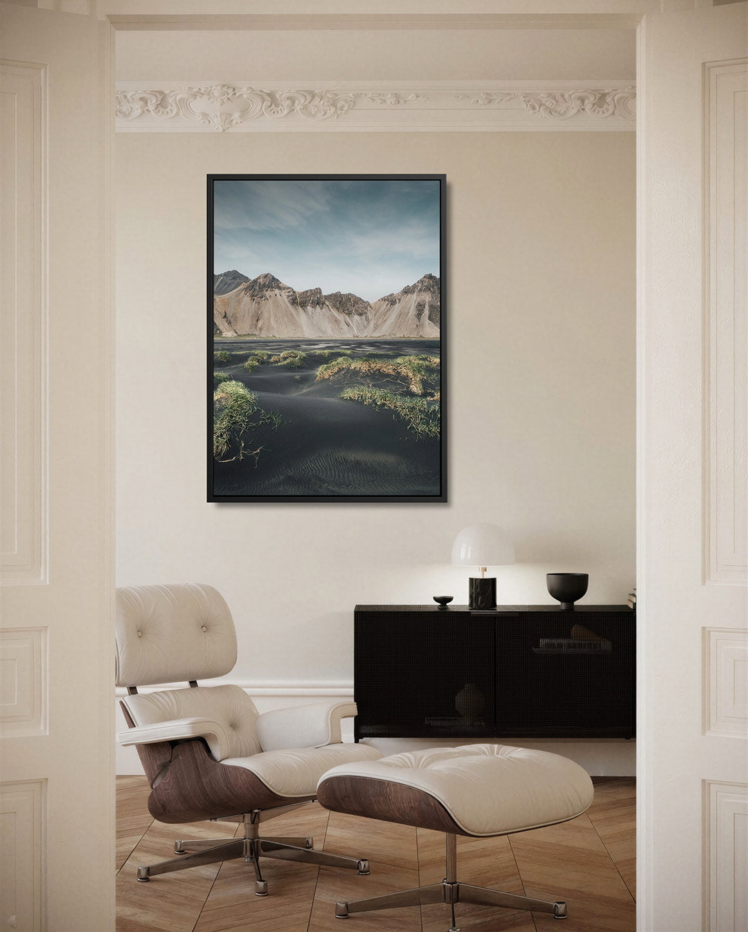 Rustige berglandschap Kunstwerk