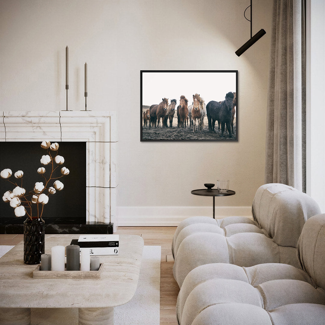 Groep paarden Kunstwerk