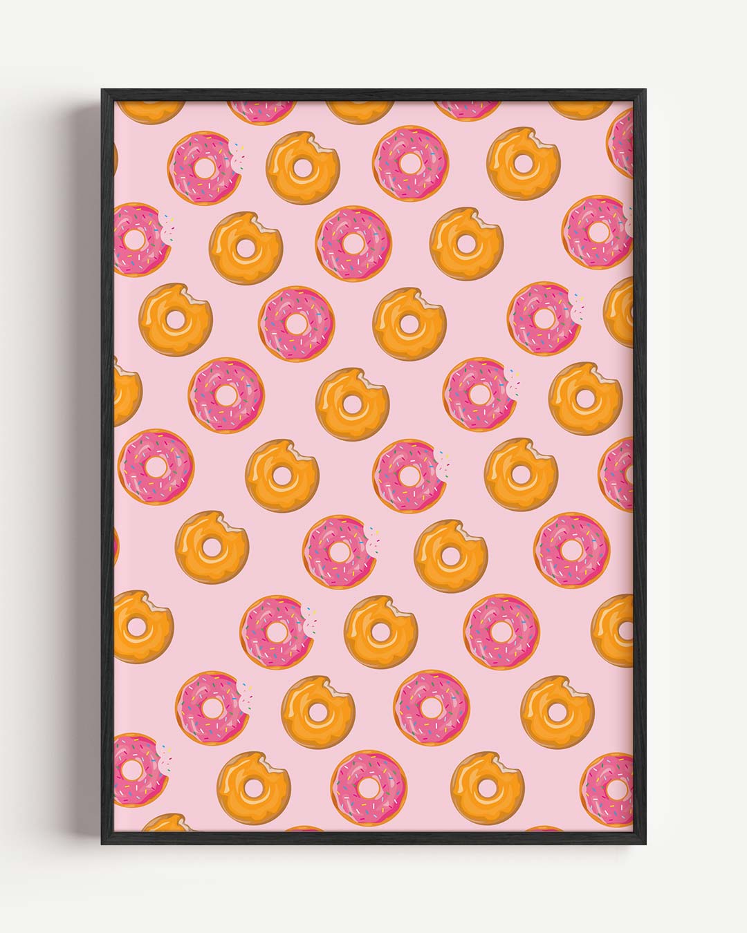 Smakelijke Donut Herhalingsposter