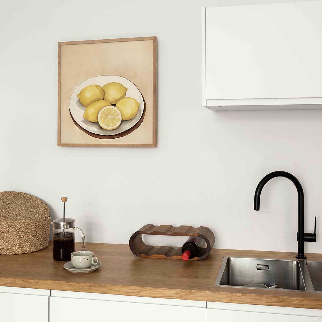 Citroenen op bord Poster