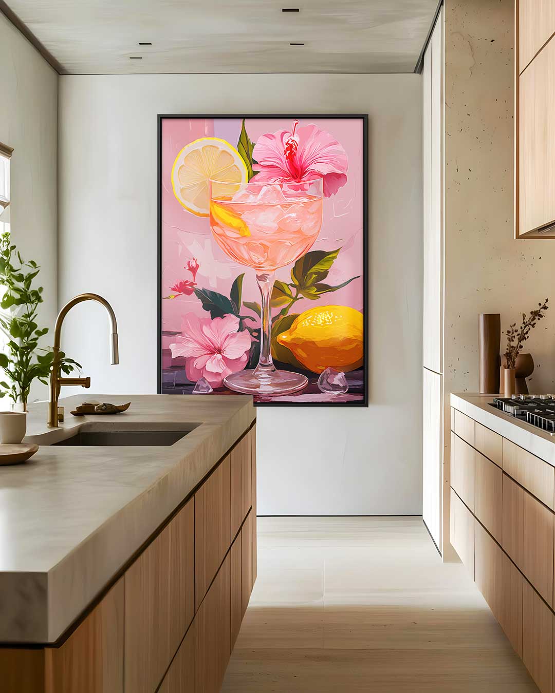 Zomerse Verfrissing Kunstwerk-canvas-dibond-plexiglas-wanddecoratie-WallArtistic