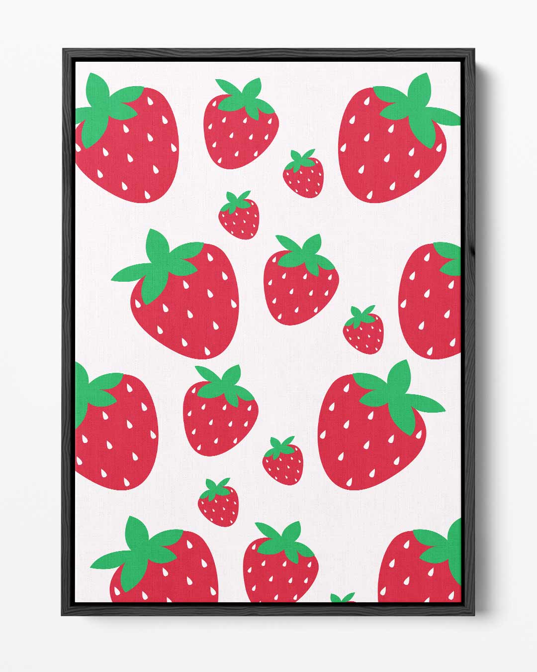 Aardbeien Liefde Wanddecoratie Kunstwerk-canvas-dibond-plexiglas-wanddecoratie-WallArtistic