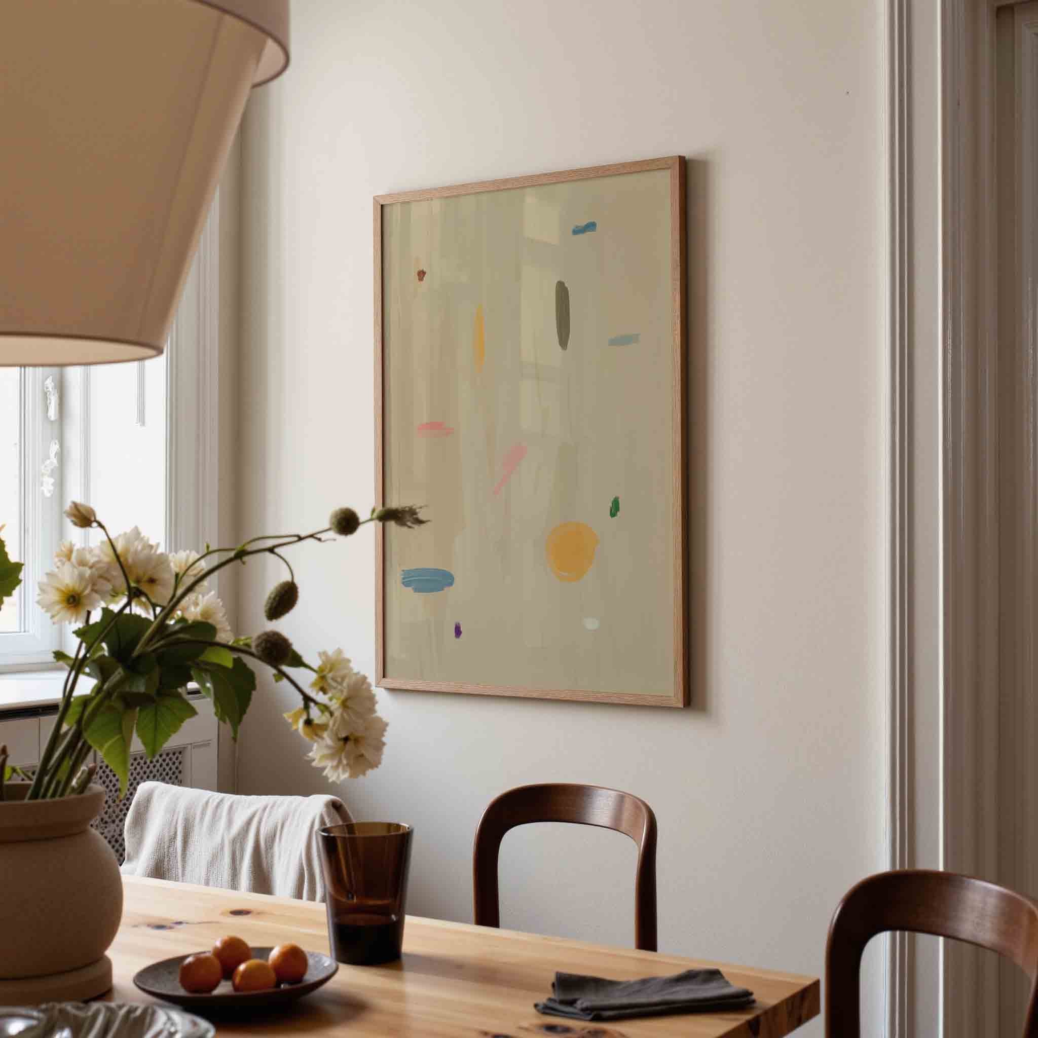 Abstracte vormen Poster