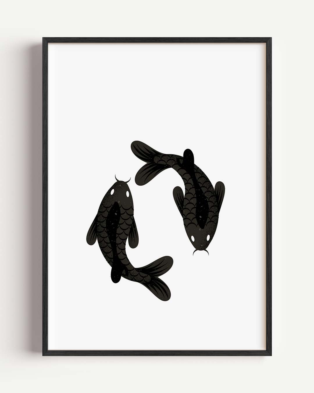 Koi Vissen Yin Yang Poster