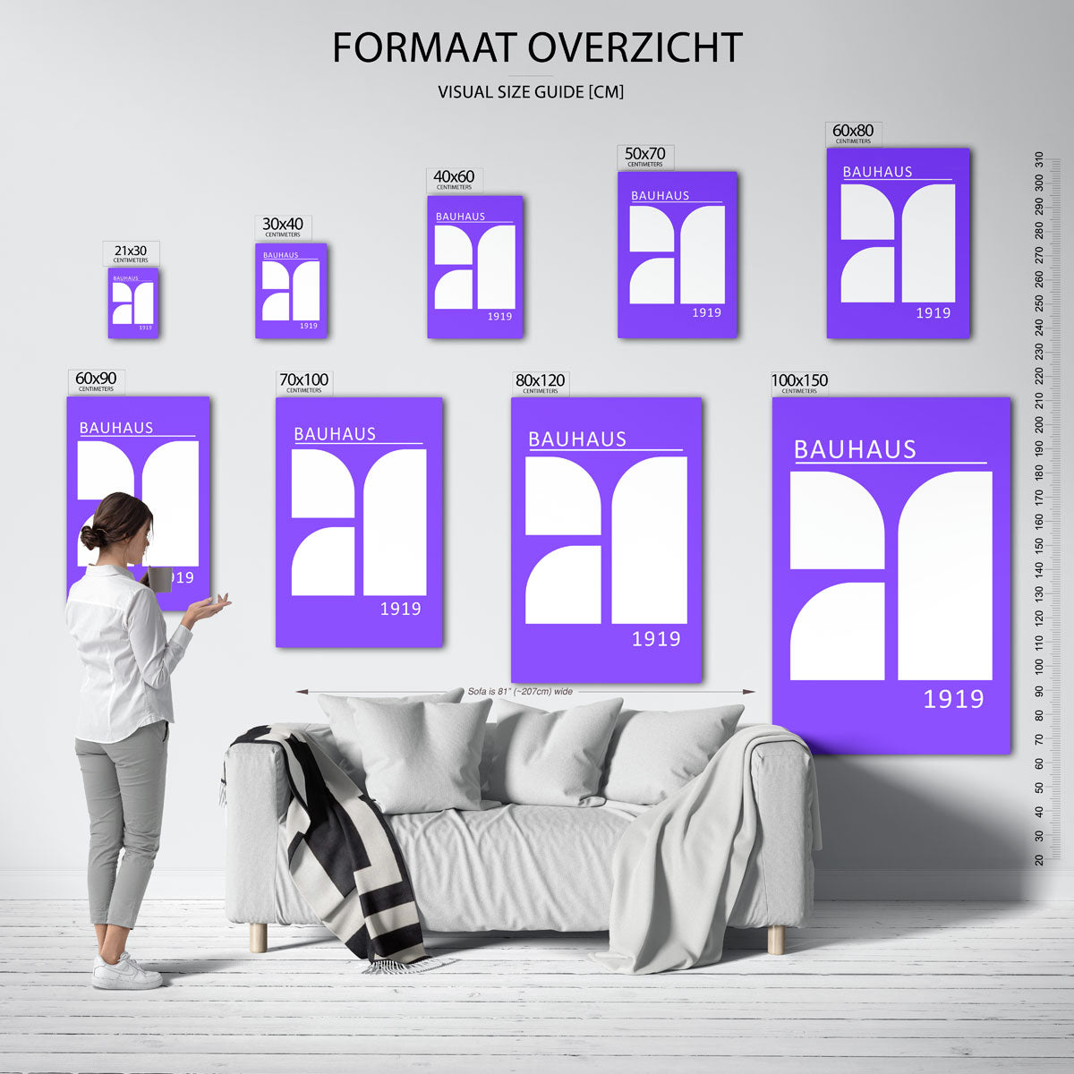 Vormen en vlakken Poster