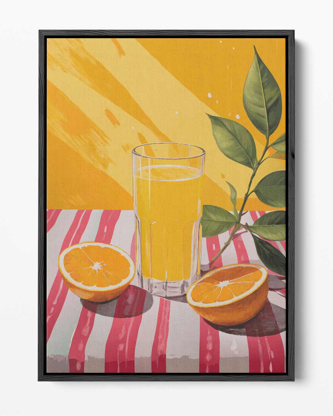 Verfrissende Citrus Zomer Kunstwerk-canvas-dibond-plexiglas-wanddecoratie-WallArtistic