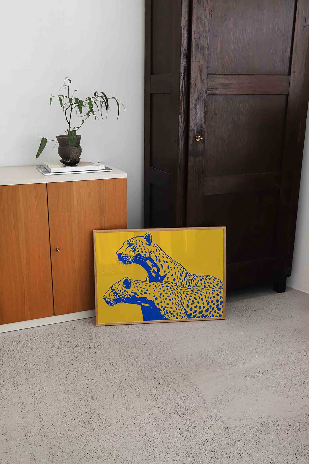 Twee luipaarden Poster