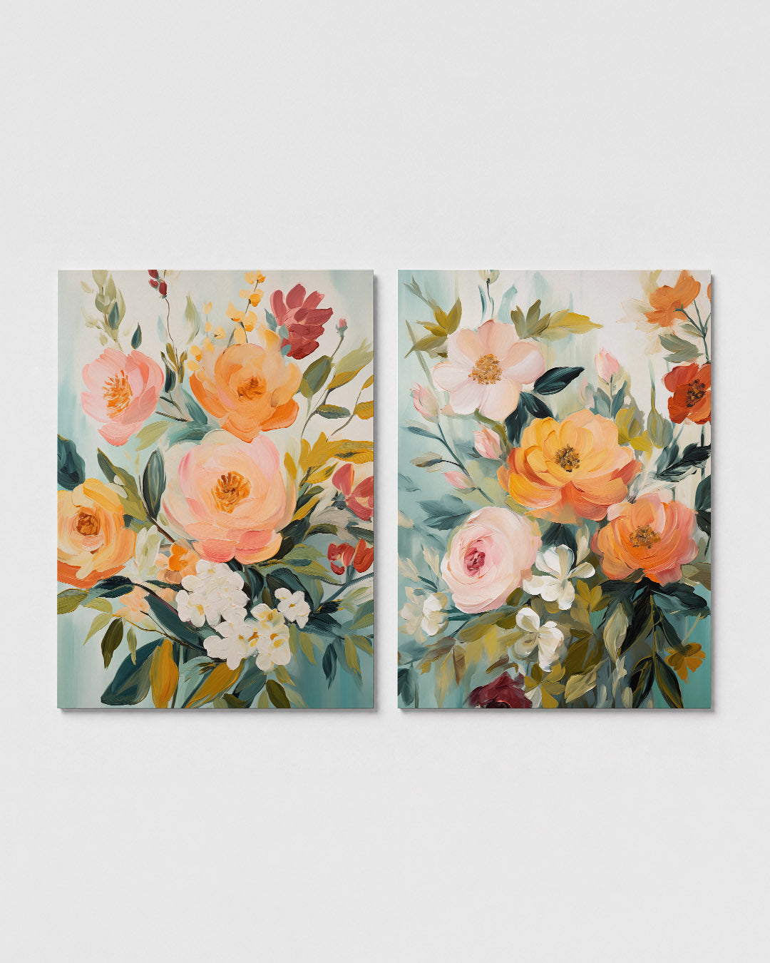 Bloemrijke kleurenpracht Posterset