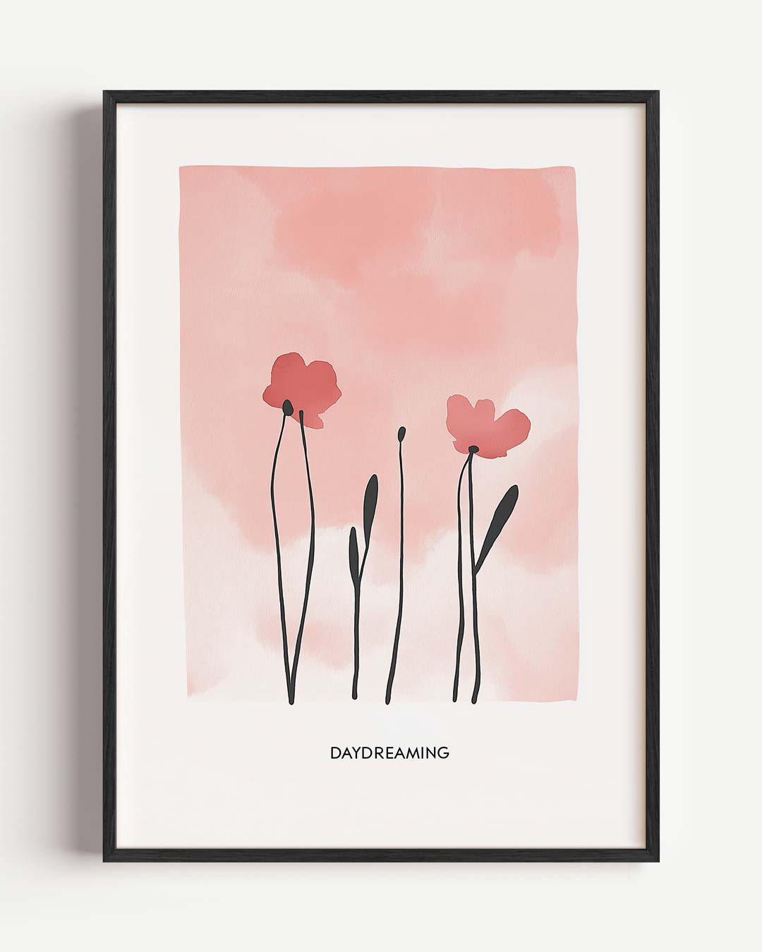 Dromerige Bloemen Poster