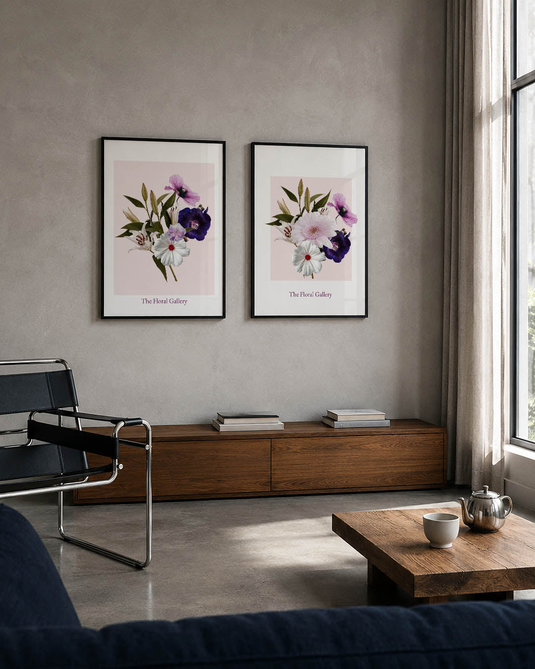 Bloemrijke harmonie Posterset