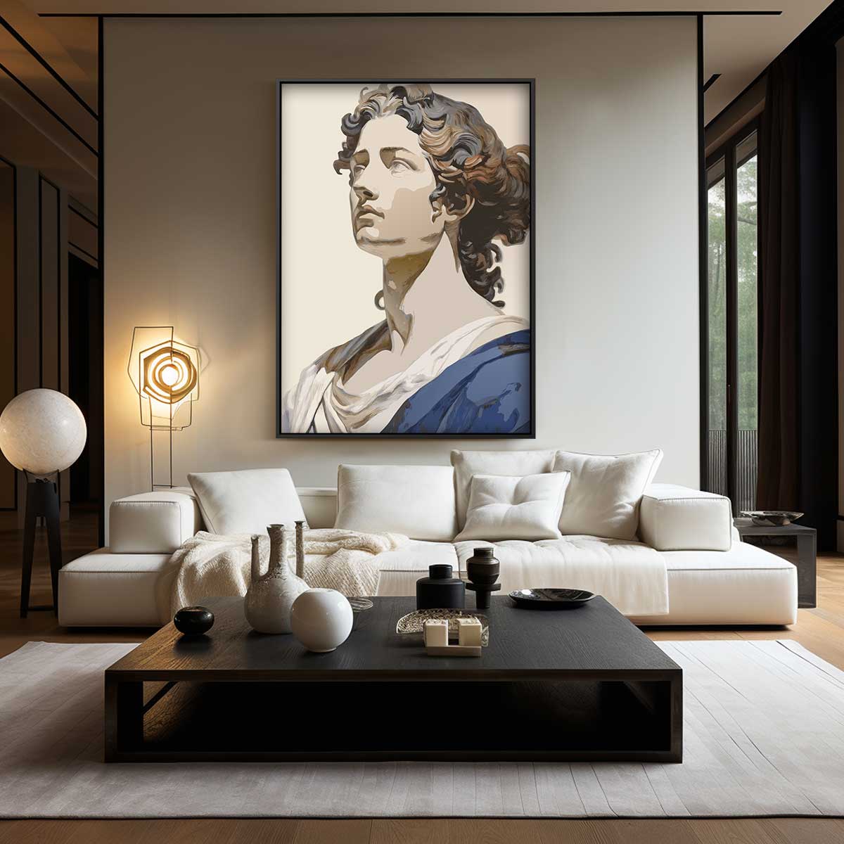 Tijdloze Elegantie Kunstwerk-canvas-dibond-plexiglas-wanddecoratie-WallArtistic