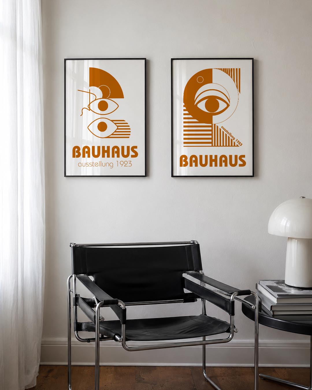 Oog en lijnenspel Posterset