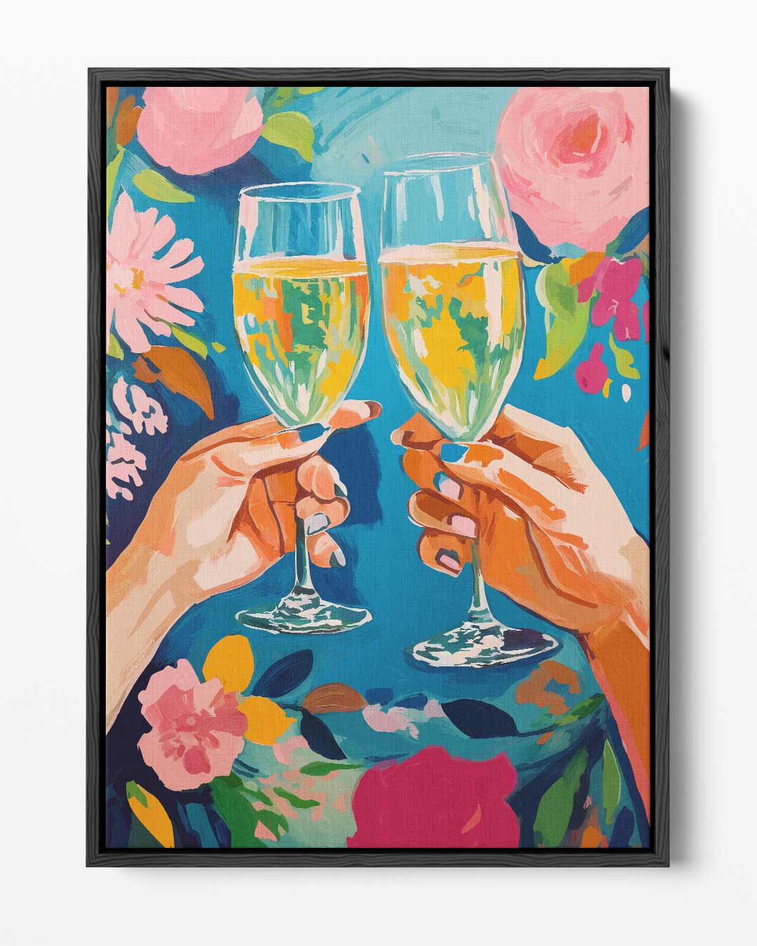 Feestelijke Toast Kunstwerk-canvas-dibond-plexiglas-wanddecoratie-WallArtistic