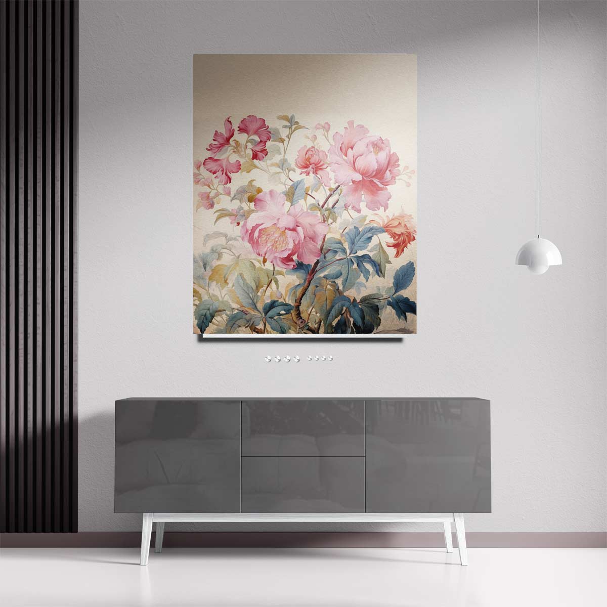 Bloemenpracht op Behang Kunstwerk-canvas-dibond-plexiglas-wanddecoratie-WallArtistic