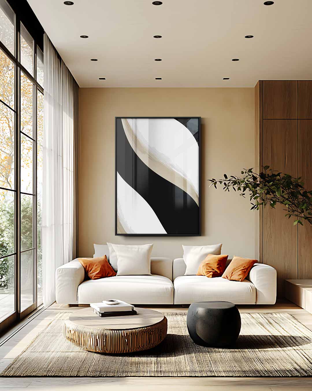 Golven van Rust Kunstwerk-canvas-dibond-plexiglas-wanddecoratie-WallArtistic