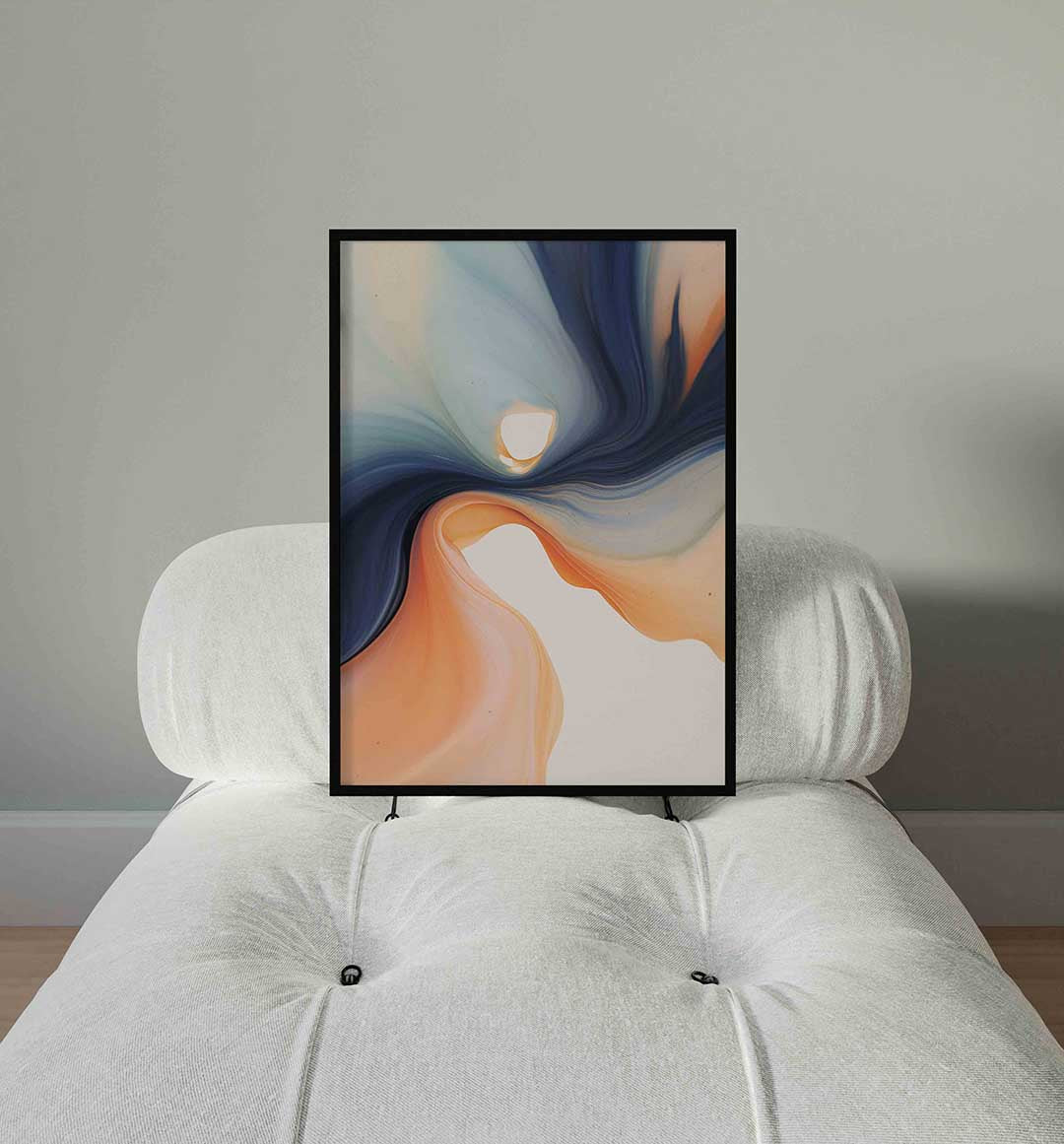Vloeiende kleuren Poster