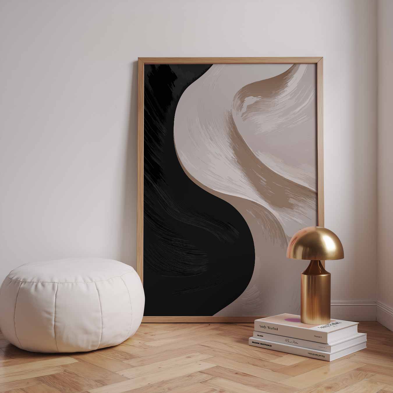 Abstracte Elegantie Poster