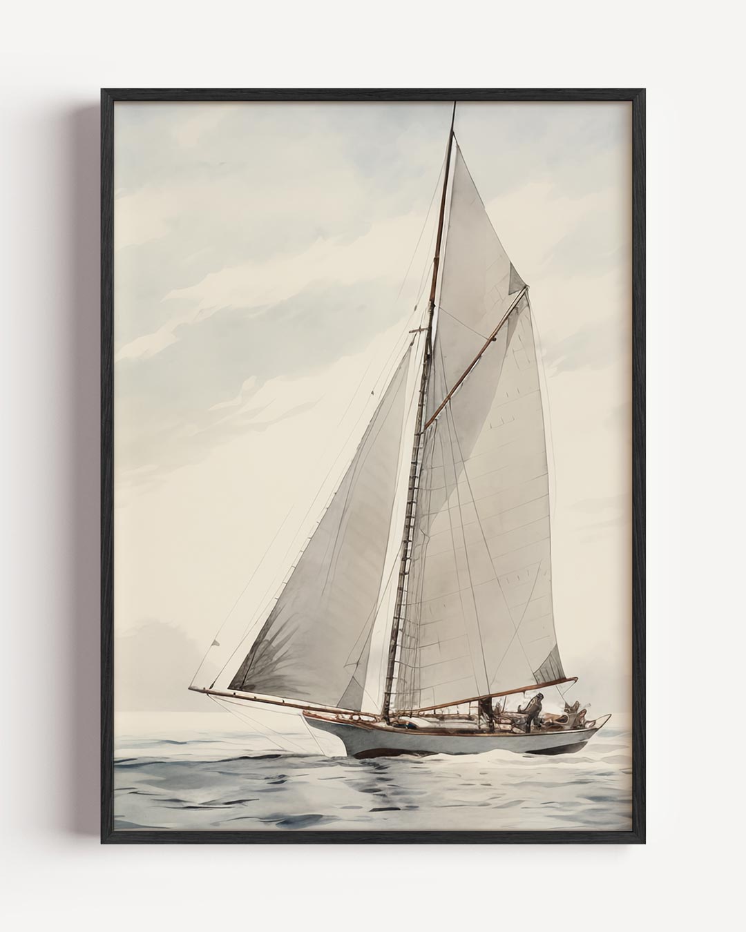 Maritieme Zeilboot Poster-WallArtistic