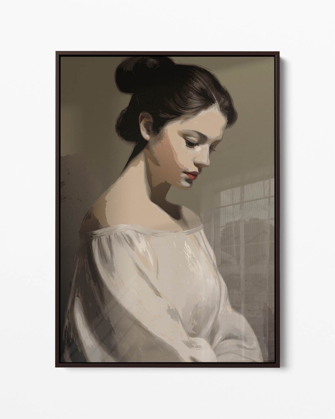 Elegante Dromerigheid Kunstwerk-canvas-dibond-plexiglas-wanddecoratie-WallArtistic