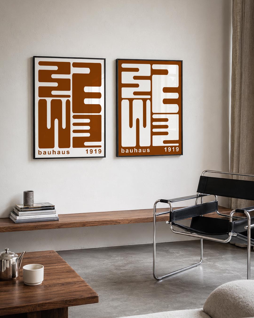 Vorm en lijnenspel Posterset