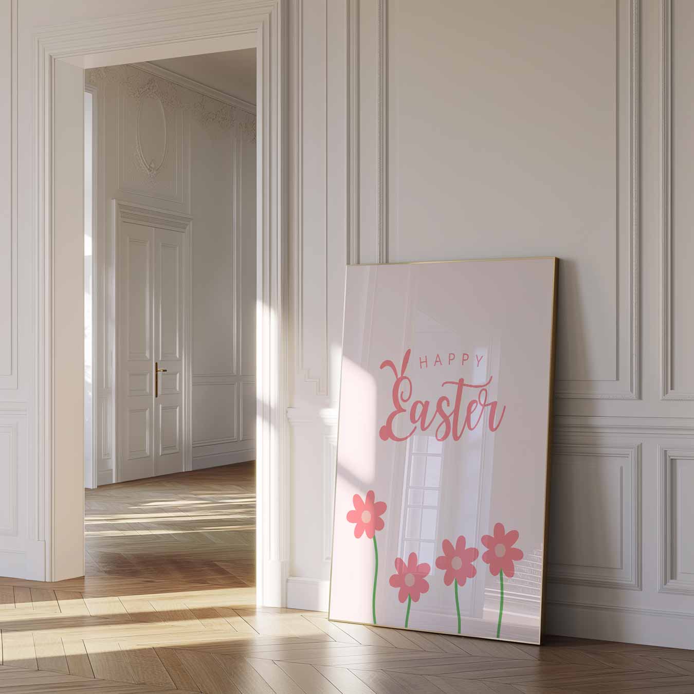 Lente Bloemen Pasen Poster-WallArtistic