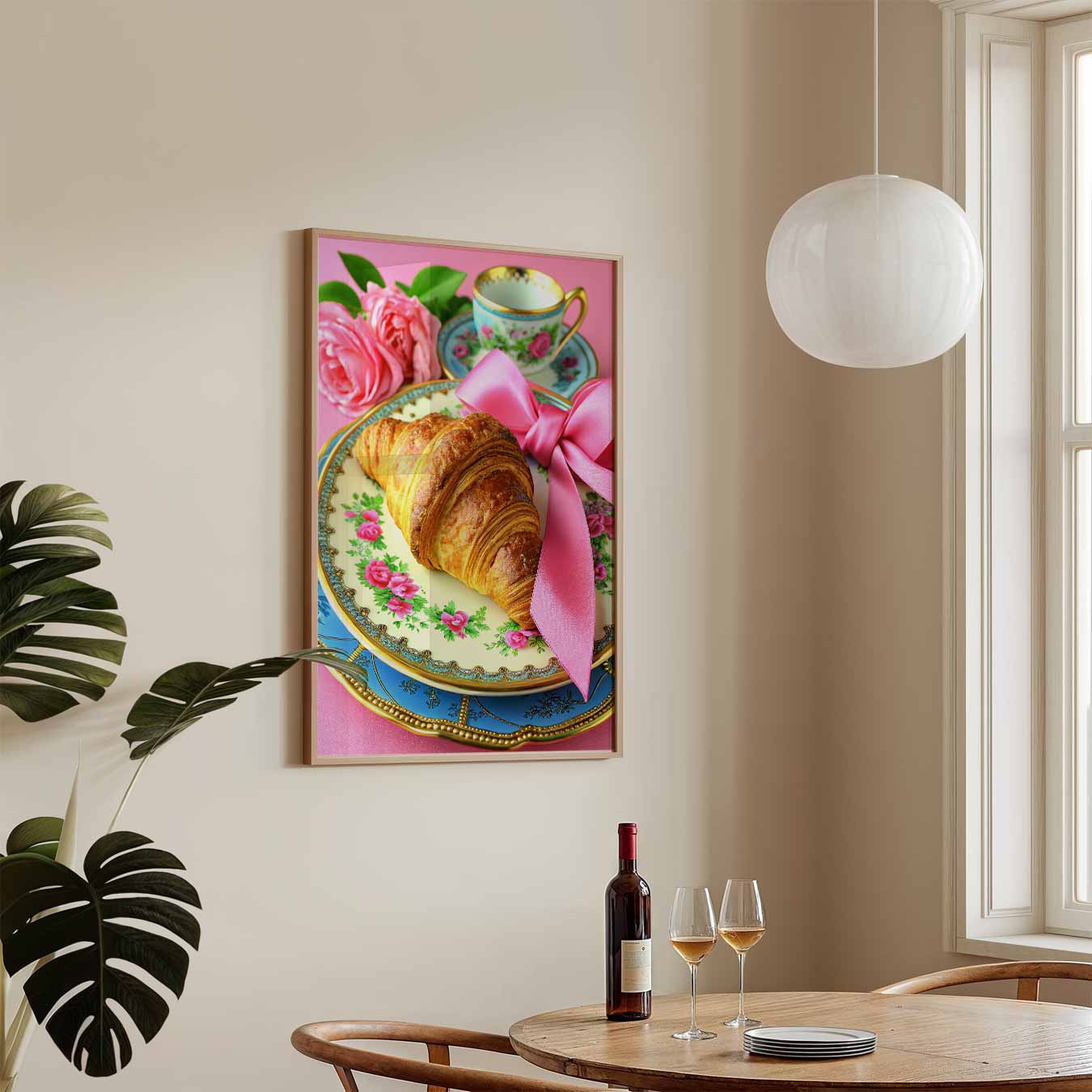 Vintage Bloemen Brunch Poster