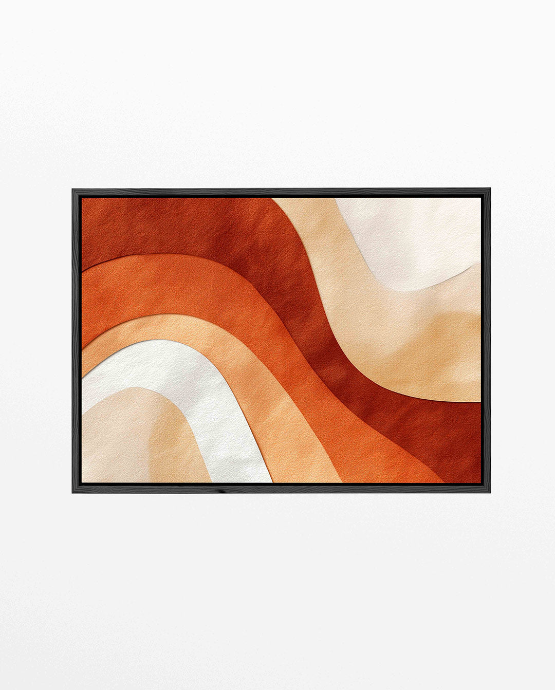 Golvende kleurencompositie Kunstwerk