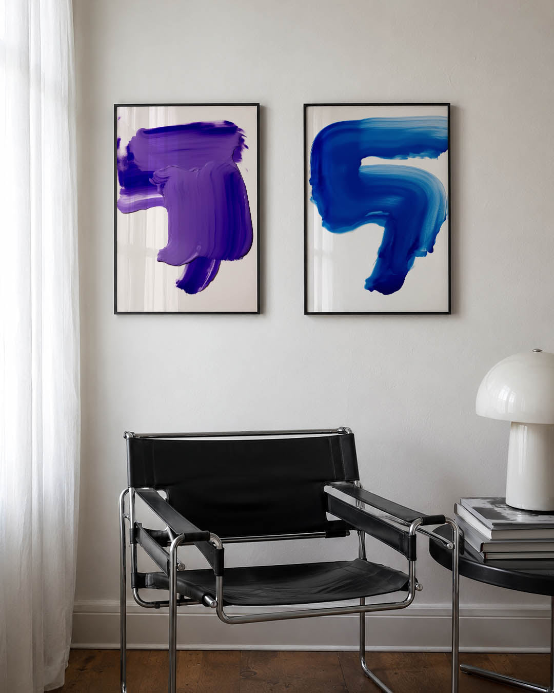 Paarse veeg Posterset